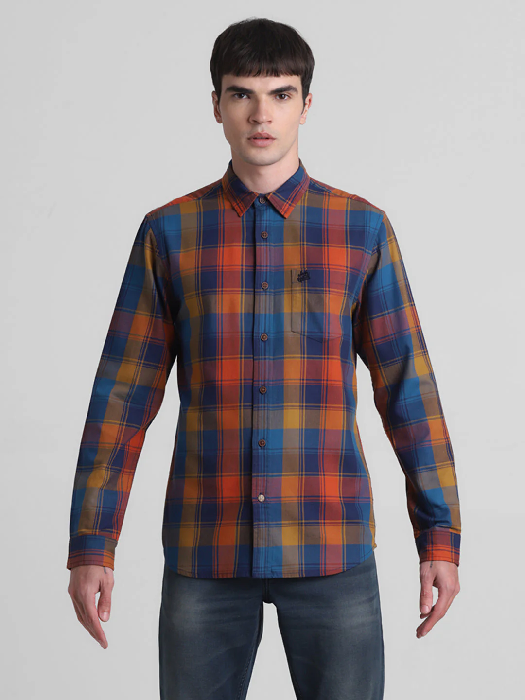Multi-Colour Check Cotton Shirt - Image 8