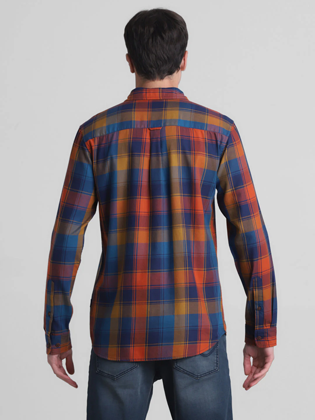 Multi-Colour Check Cotton Shirt - Image 9