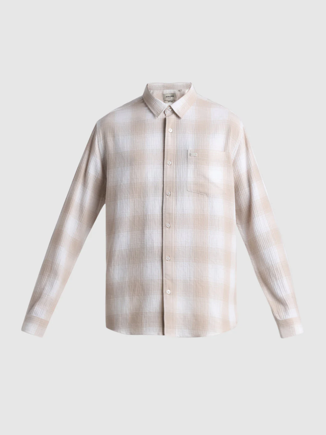 Cotton-Linen Check Shirt - Image 7