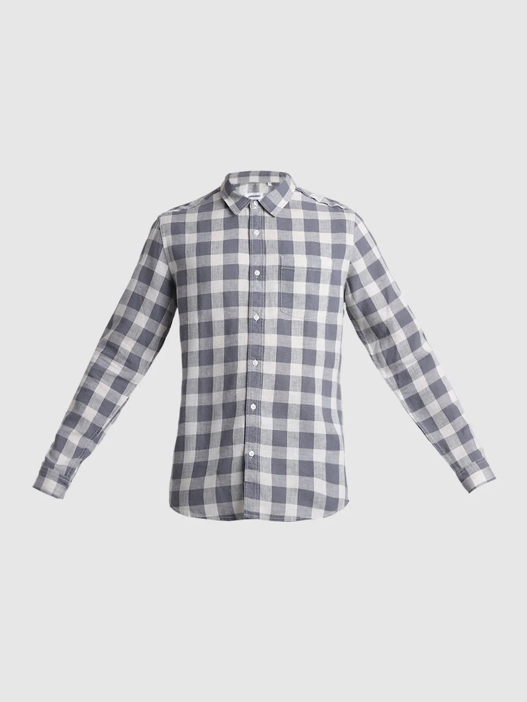 Grey Check Shirt - Image 7