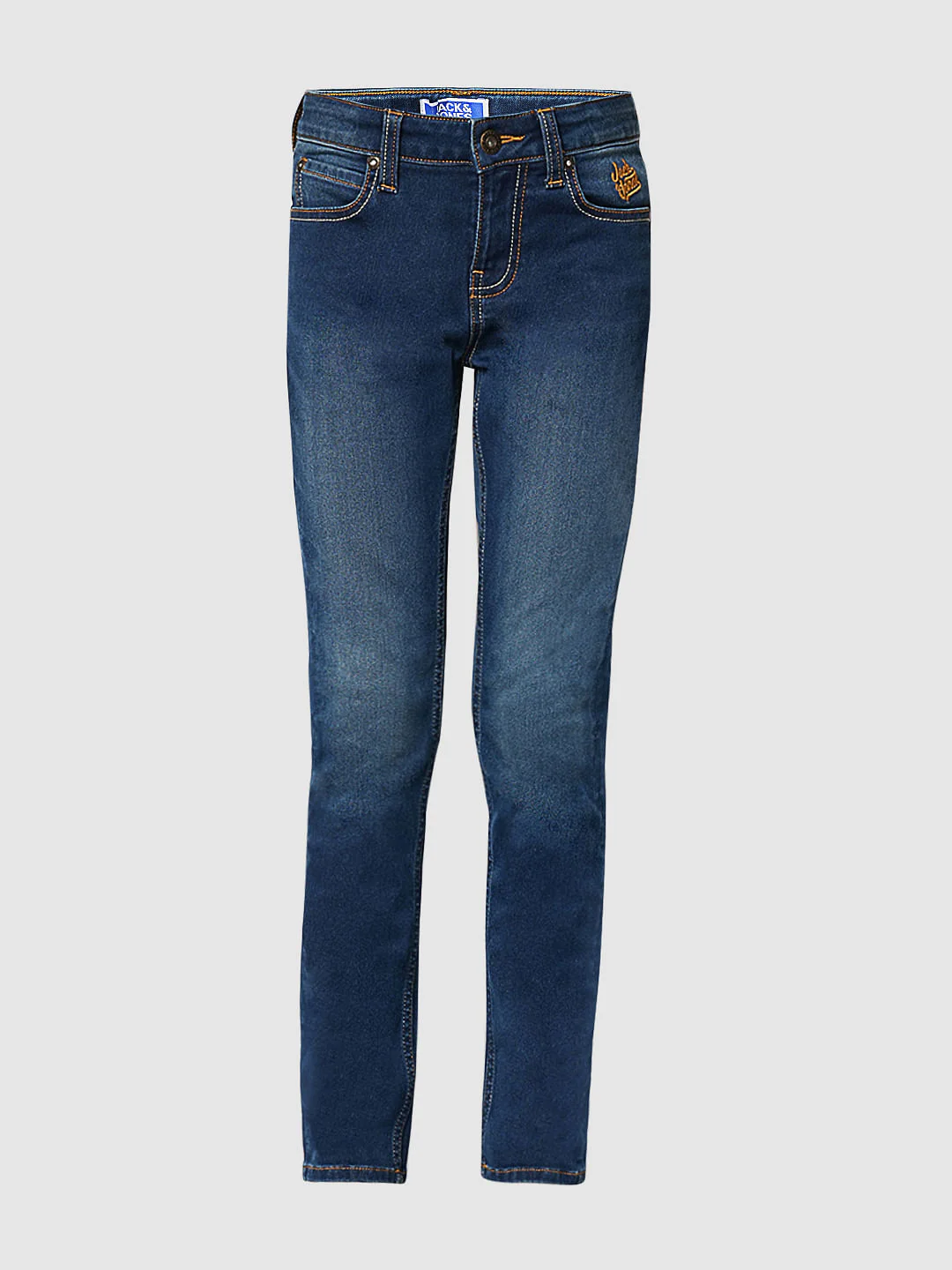 Boys Blue Mid Rise Regular Fit Jeans - Image 7