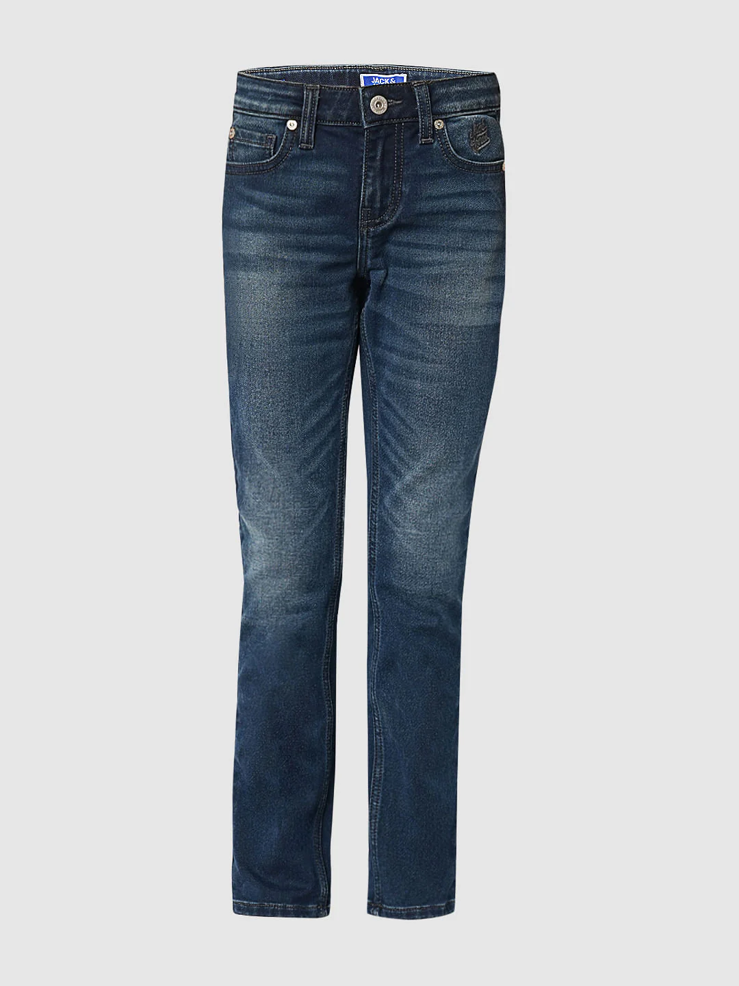 Boys Blue Mid Rise Regular Fit Jeans - Image 7