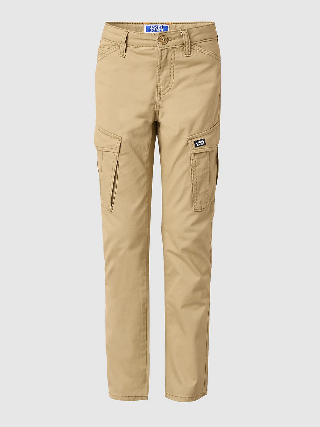 Boys Beige Mid Rise Casual Pants - Image 7