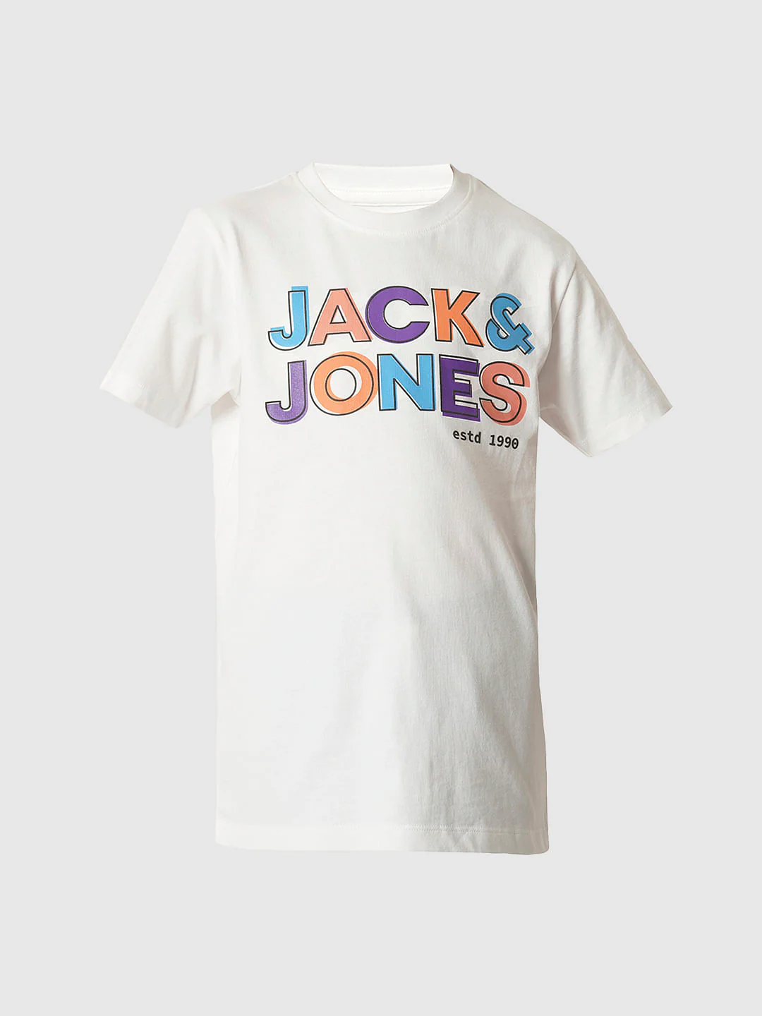 Boys White Logo Print T-shirt - Image 7