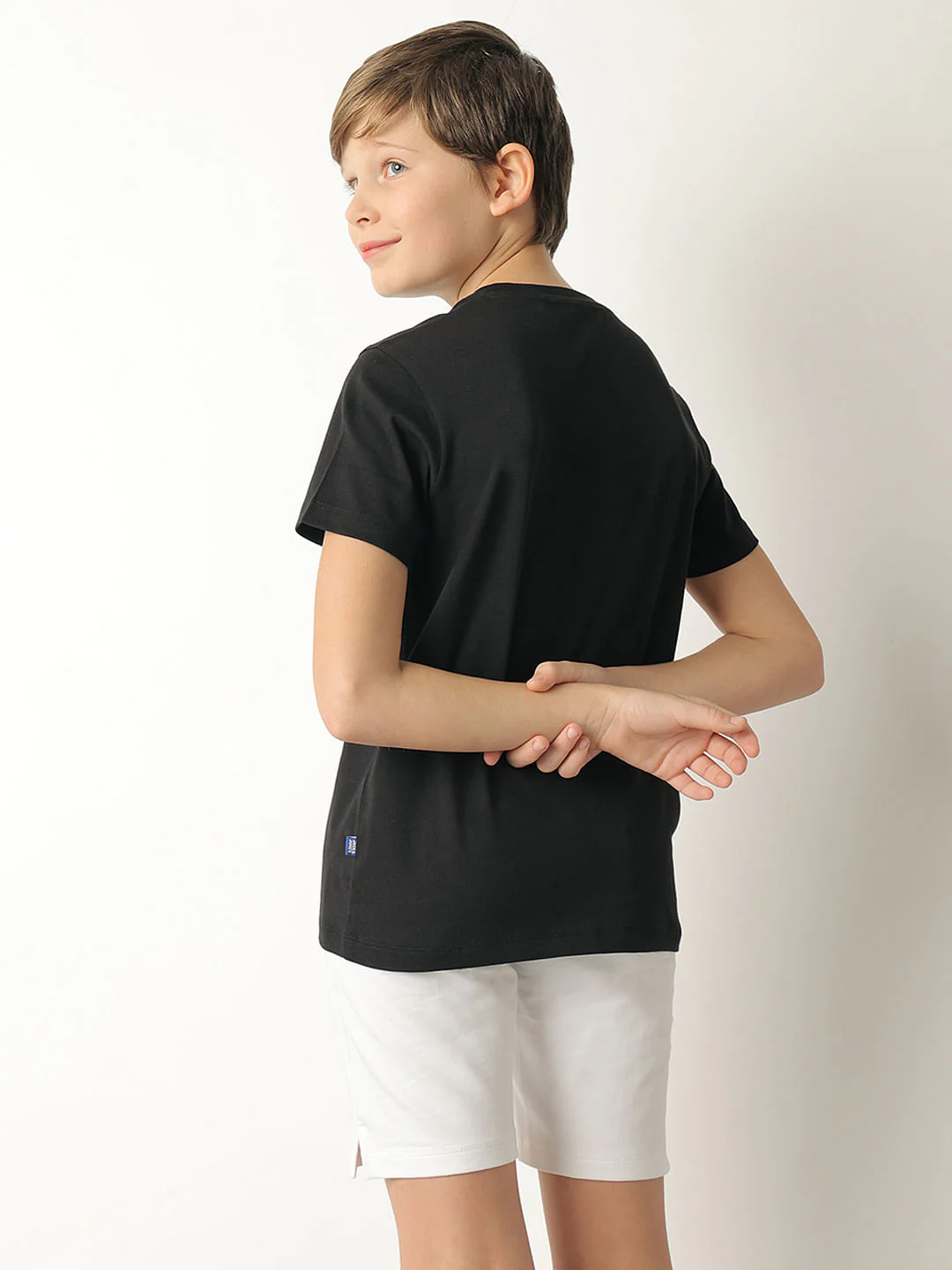 Boys Black Graphic Doggo T-shirt - Image 4