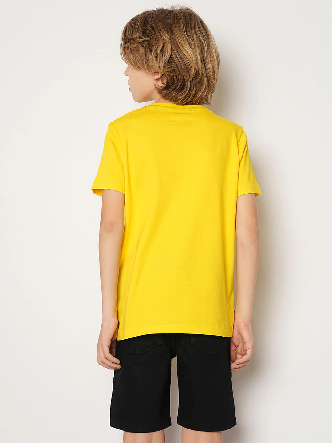 Boys Yellow Doggo Logo Print T-shirt - Image 4