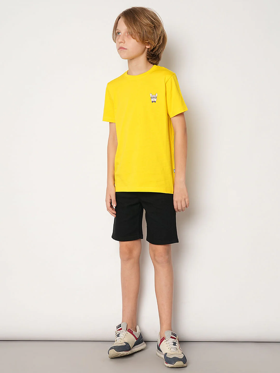 Boys Yellow Doggo Logo Print T-shirt - Image 5