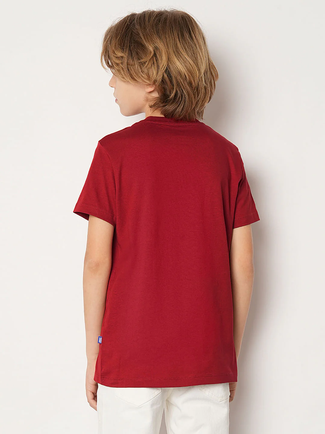 Boys Red Doggo Logo Print T-shirt - Image 4