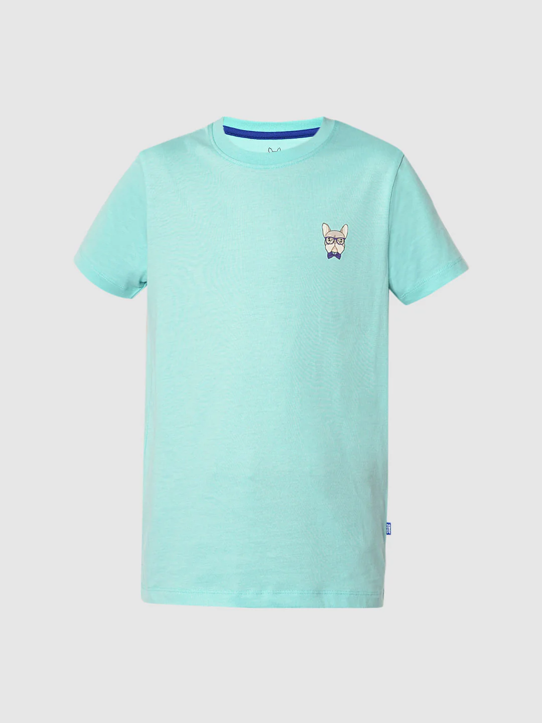 Boys Turquoise Doggo Logo Print T-shirt - Image 7