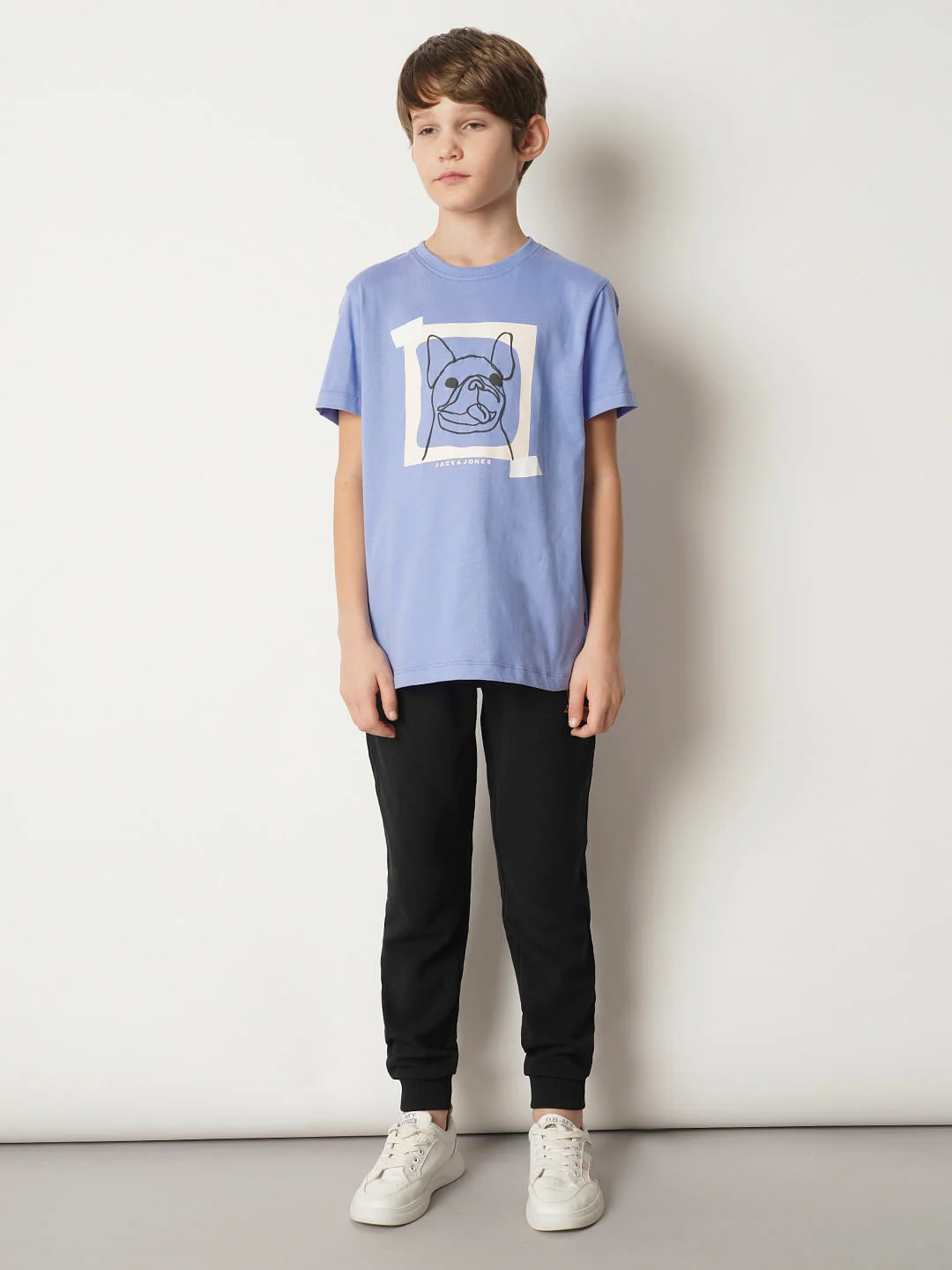Boys Purple Printed T-shirt - Image 5