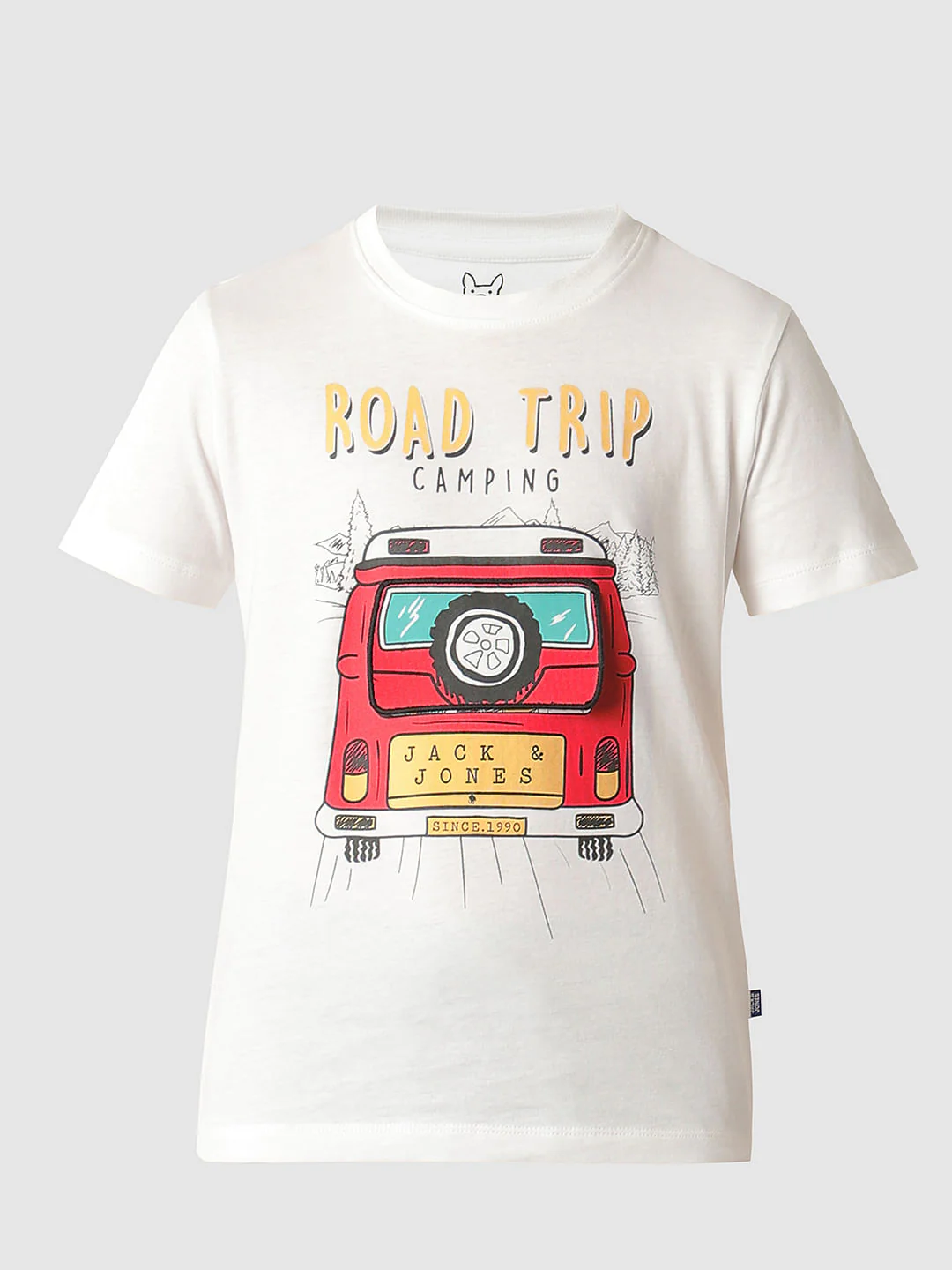 Boys White Road Trip Print T-shirt - Image 7