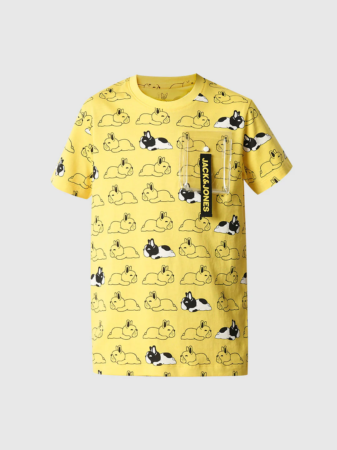 Boys Yellow Sleepy Doggo Co-ord Set T-shirt - Image 7