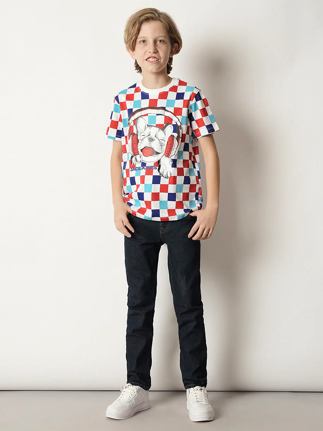 Boys Blue Musical Doggo Print T-shirt - Image 5