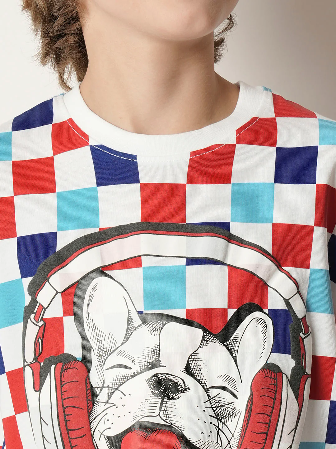 Boys Blue Musical Doggo Print T-shirt - Image 6