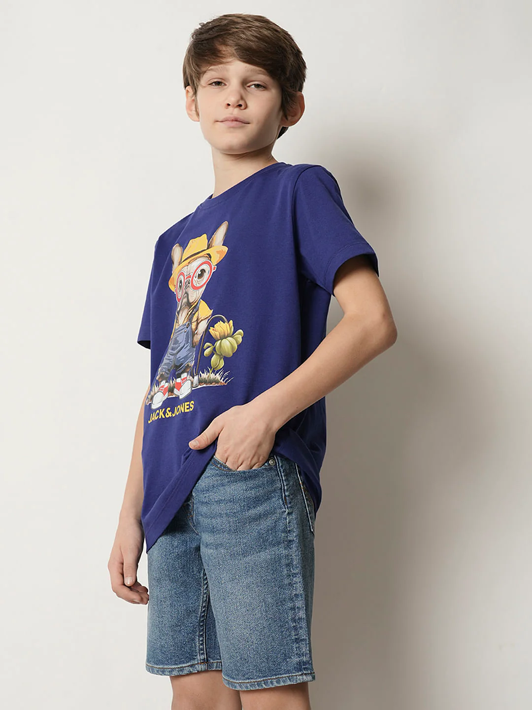 Boys Blue Gardener Doggo T-shirt - Image 3