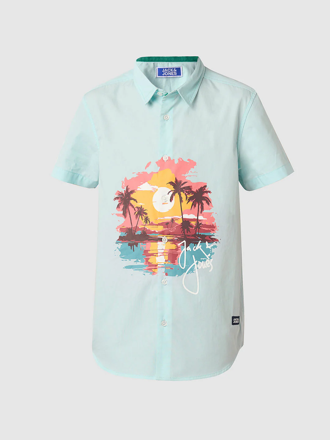 Boys Blue Graphic Print Shirt - Image 7