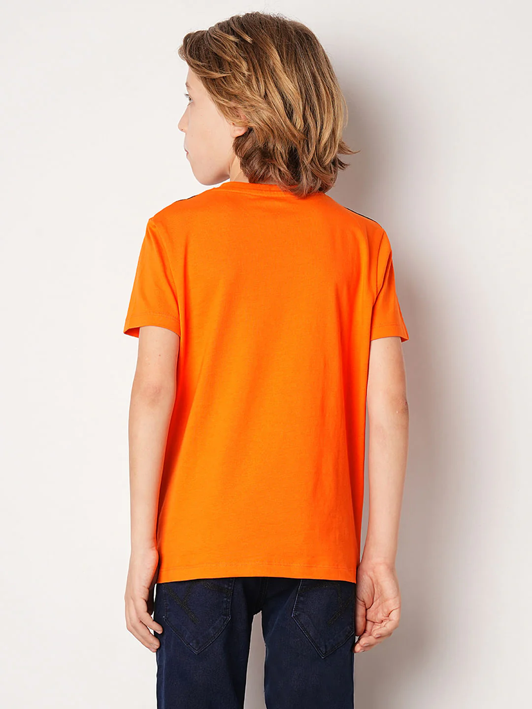 Orange Graphic Print T-Shirt - Image 4