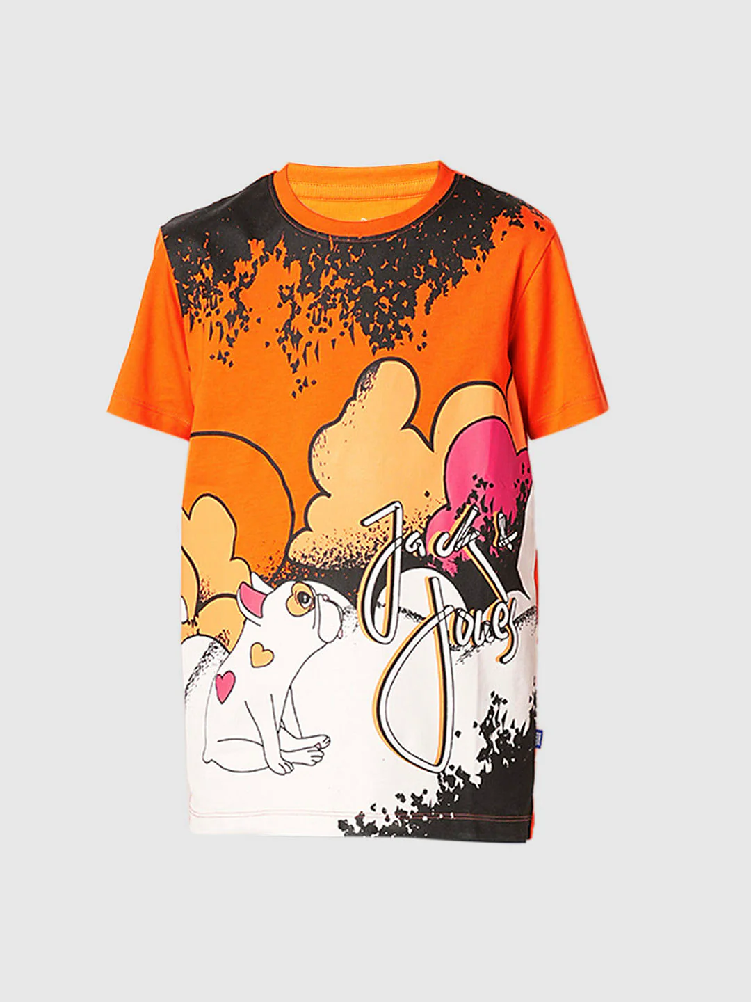 Orange Graphic Print T-Shirt - Image 7