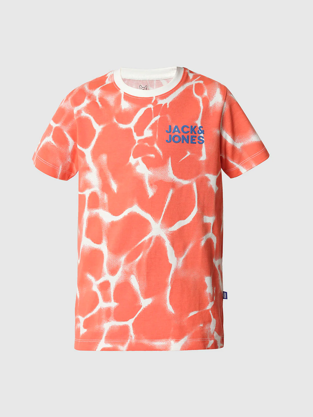Boys Orange Tie & Dye Co-ord Set T-shirt - Image 7