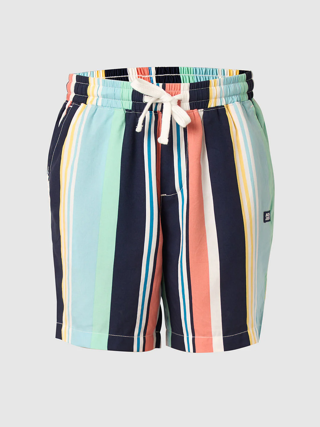 Boys Multi-Colour Striped Co-ord Set Shorts - Image 7