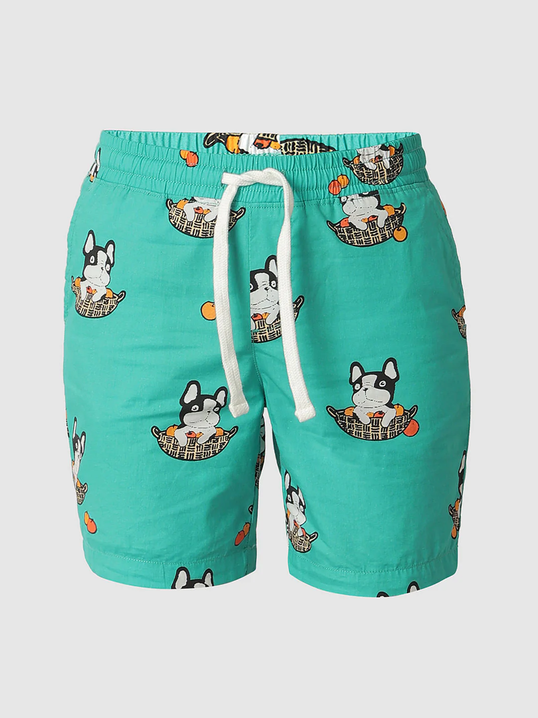 Boys Blue Doggo Print Co-ord Set Shorts - Image 7