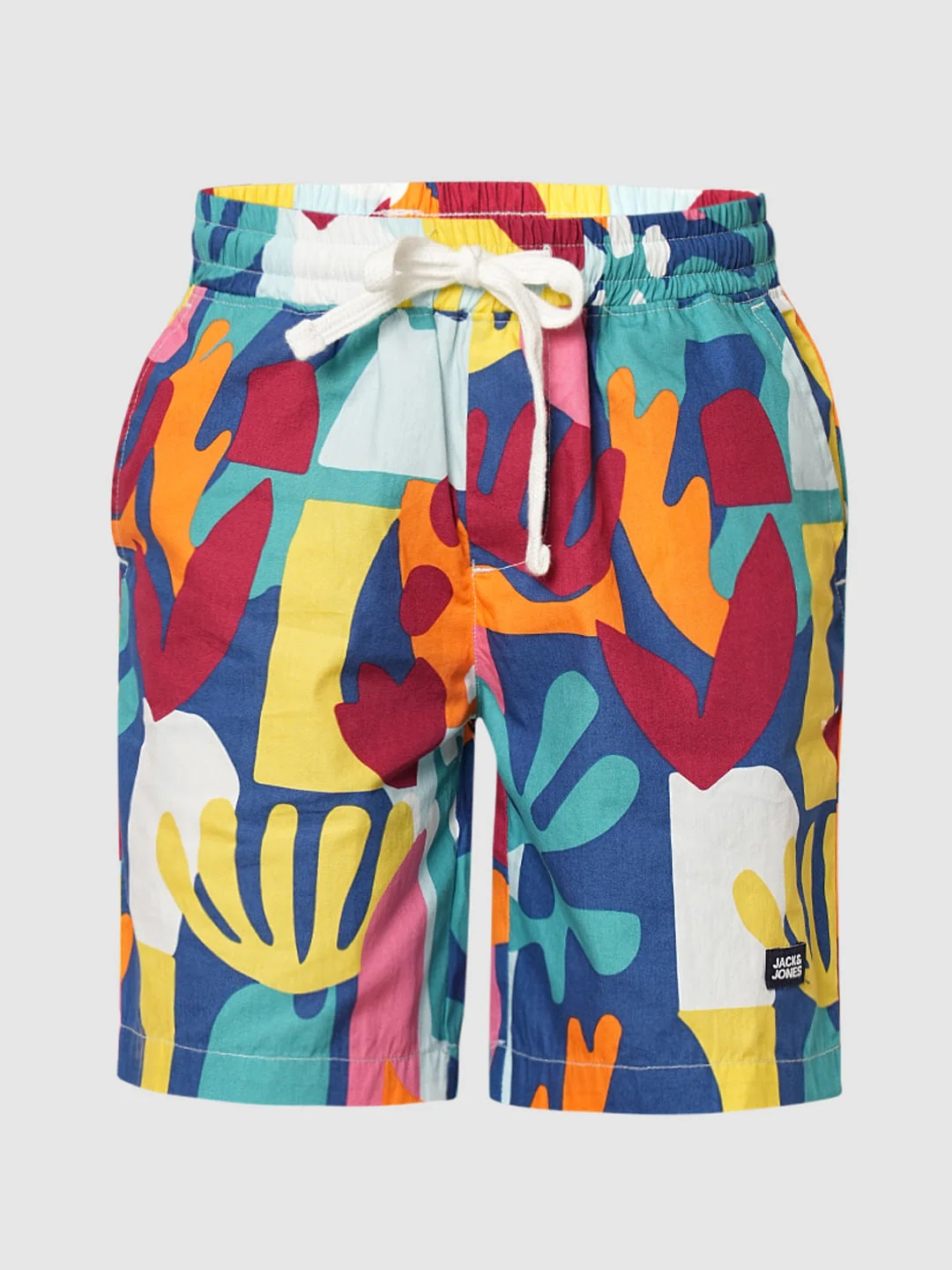 Boys Blue Printed Co-ord Set Shirt - Image 7