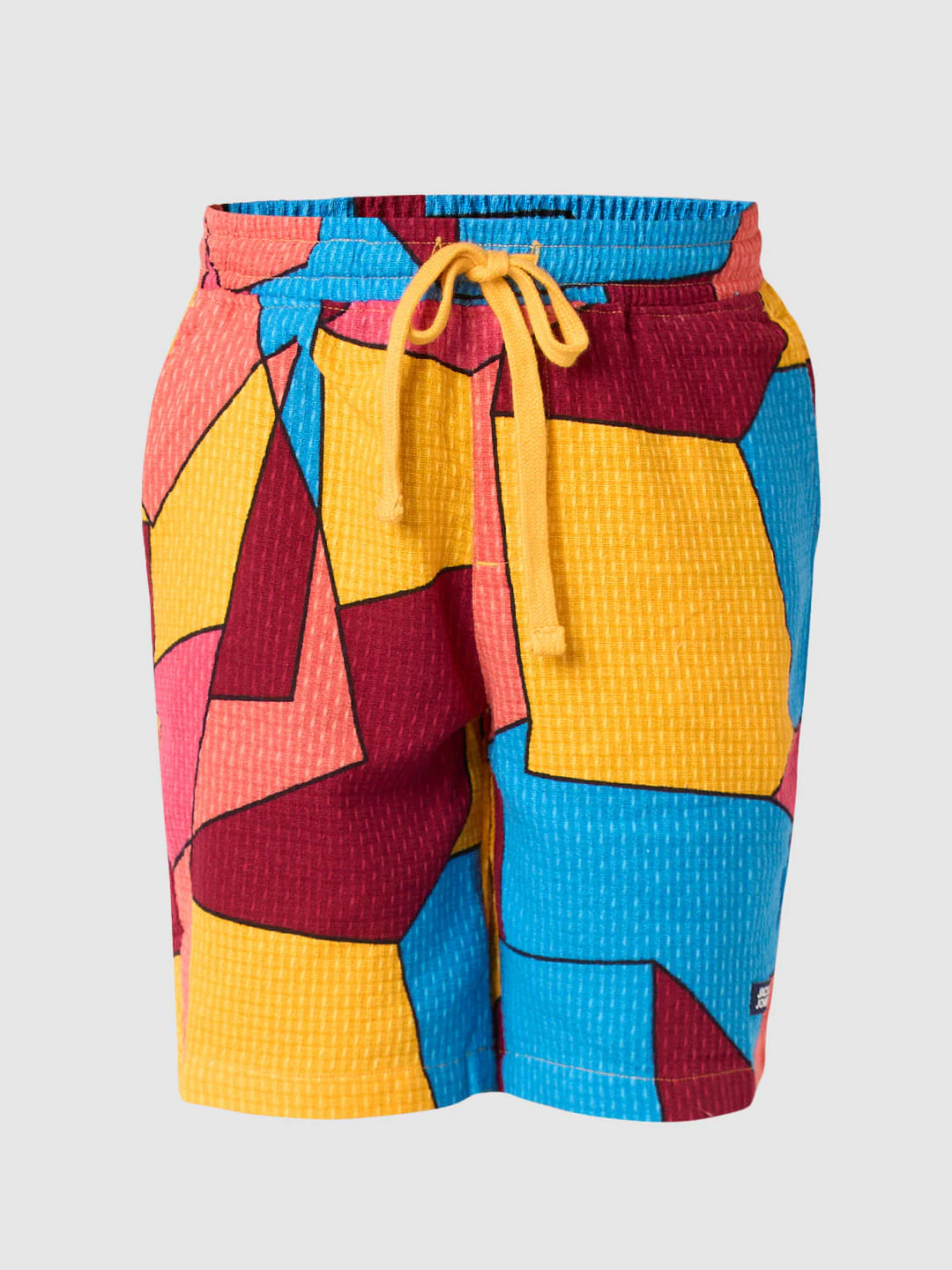 Boys Multi-Colour Abstract Print Co-ord Set Shorts - Image 7