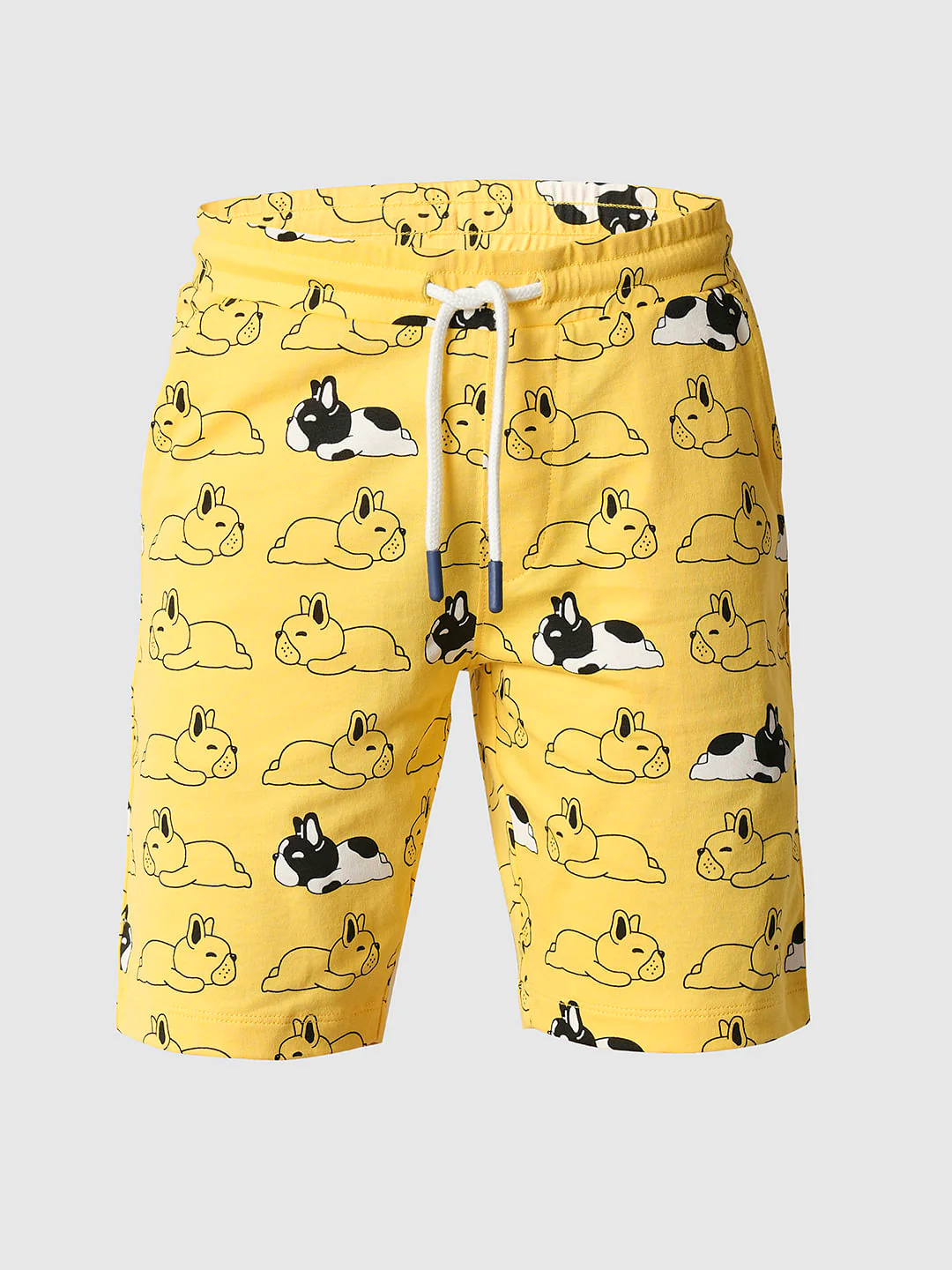 Boys Yellow Sleepy Dog Co-ord Set Shorts - Image 7