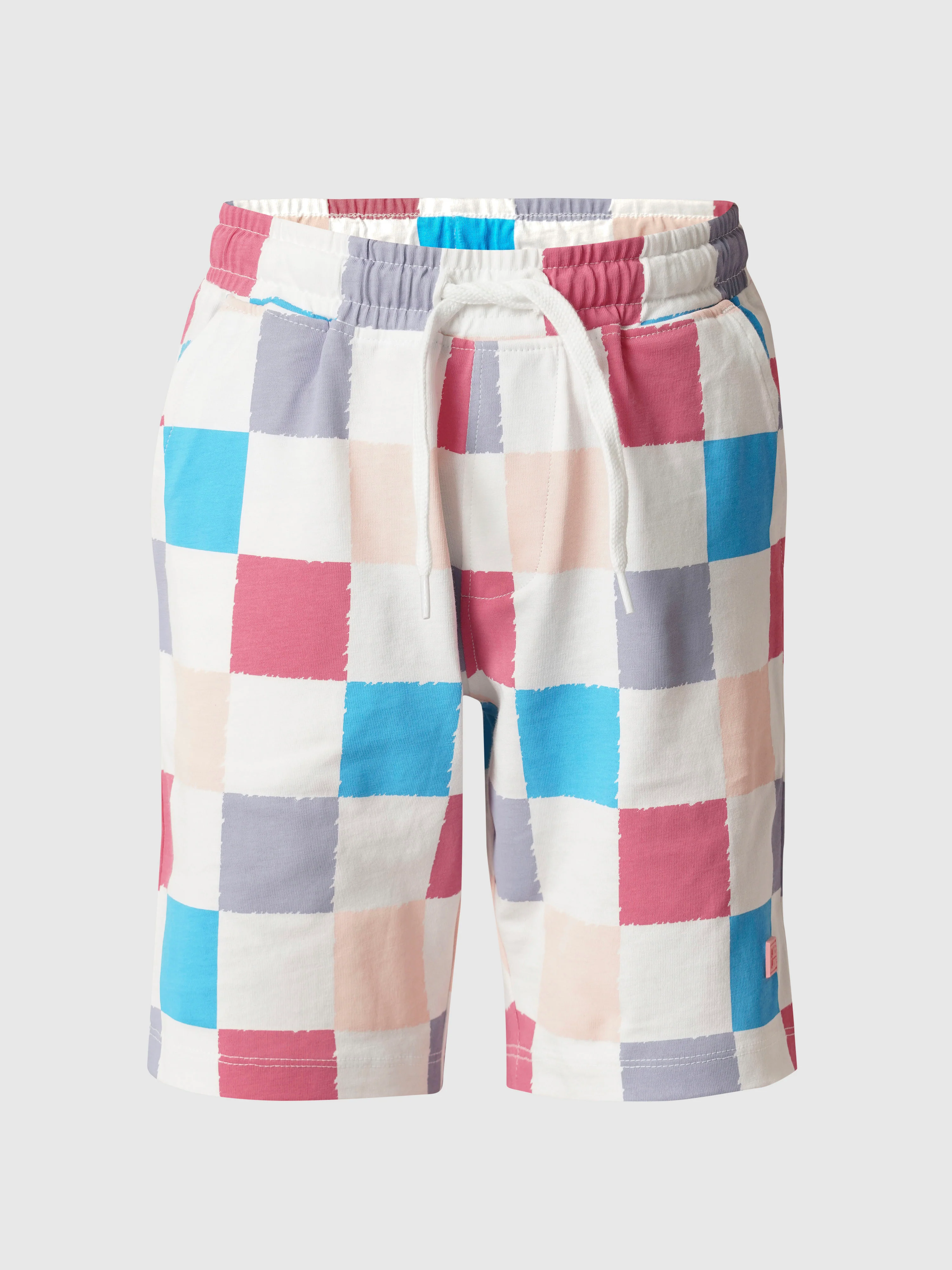 Boys Pink Colourblocked Co-ord Set Shorts - Image 7