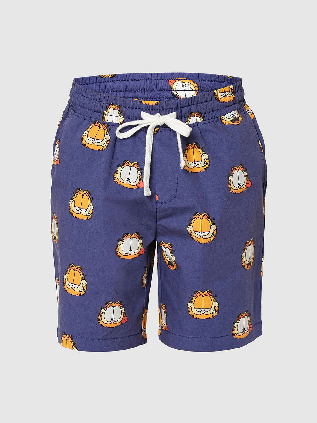 Blue Garfield Printed Shorts - Image 7