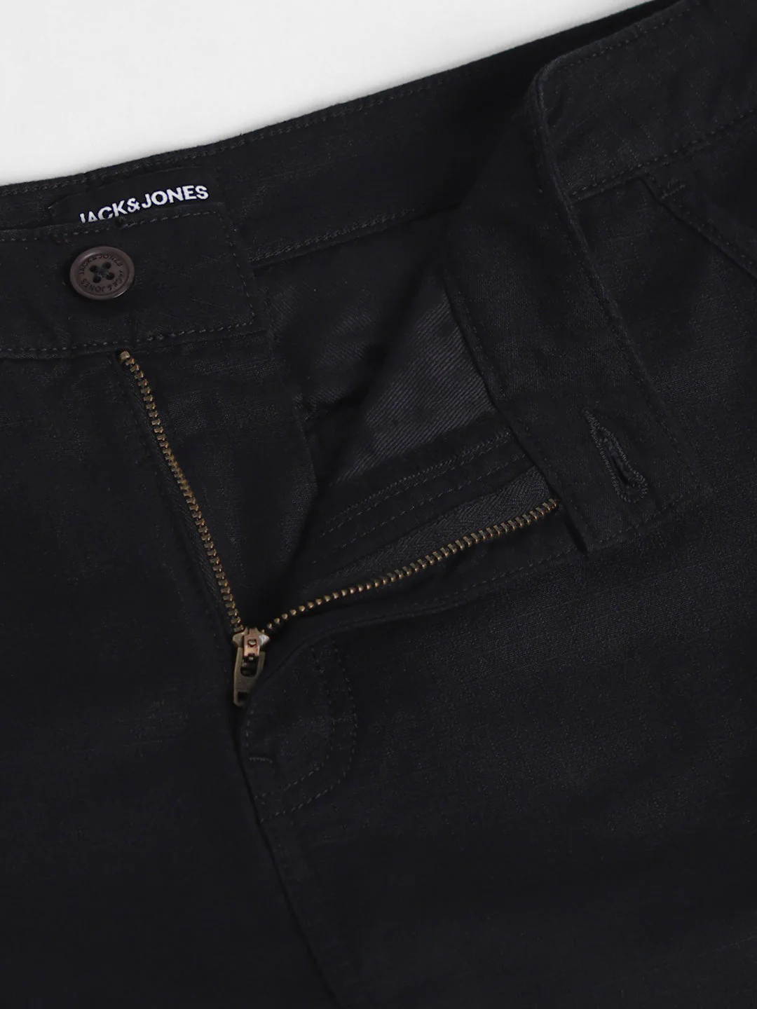 Black 6 Pocket Regular Fit Shorts - Image 5