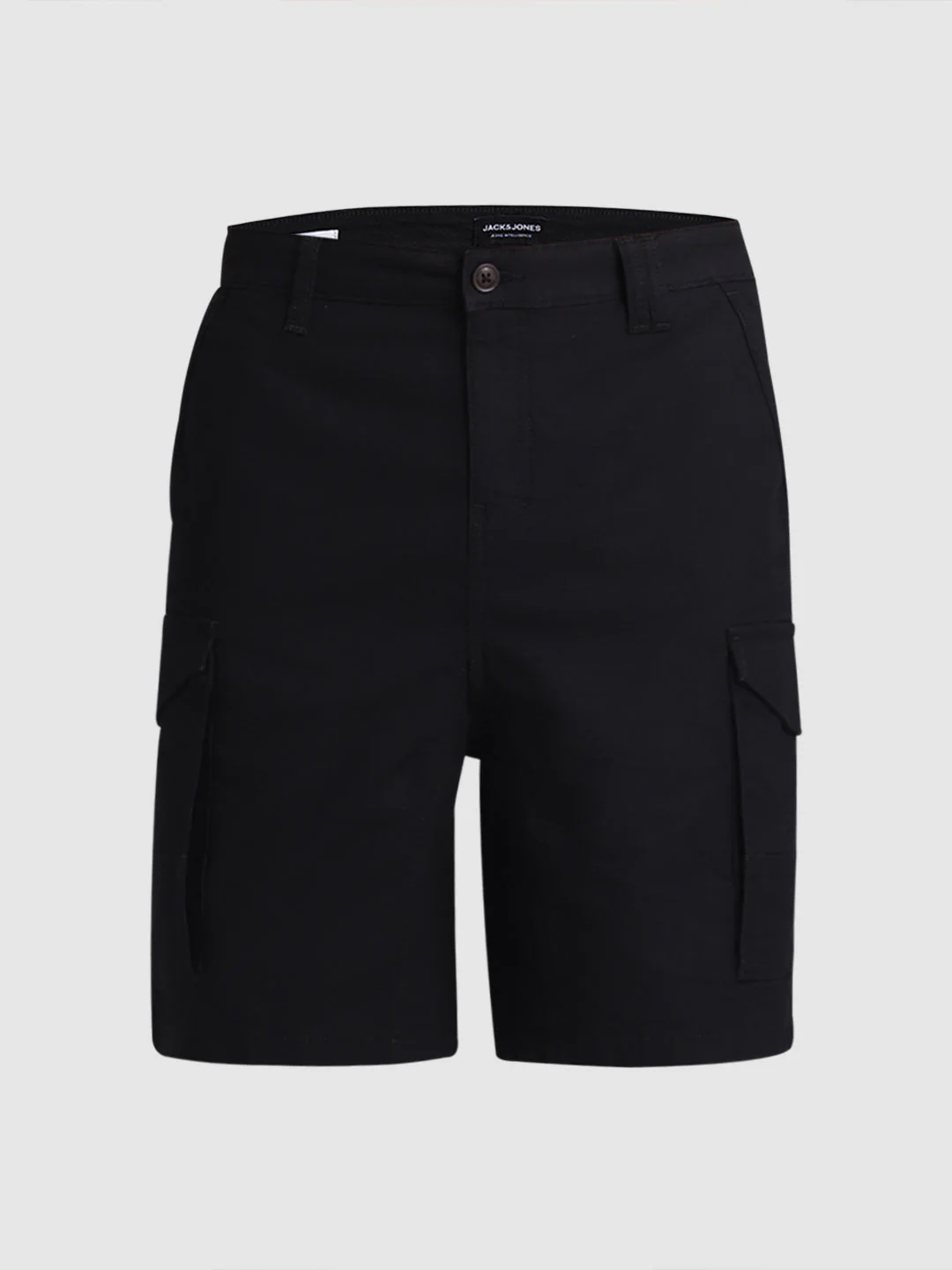 Black 6 Pocket Regular Fit Shorts - Image 7