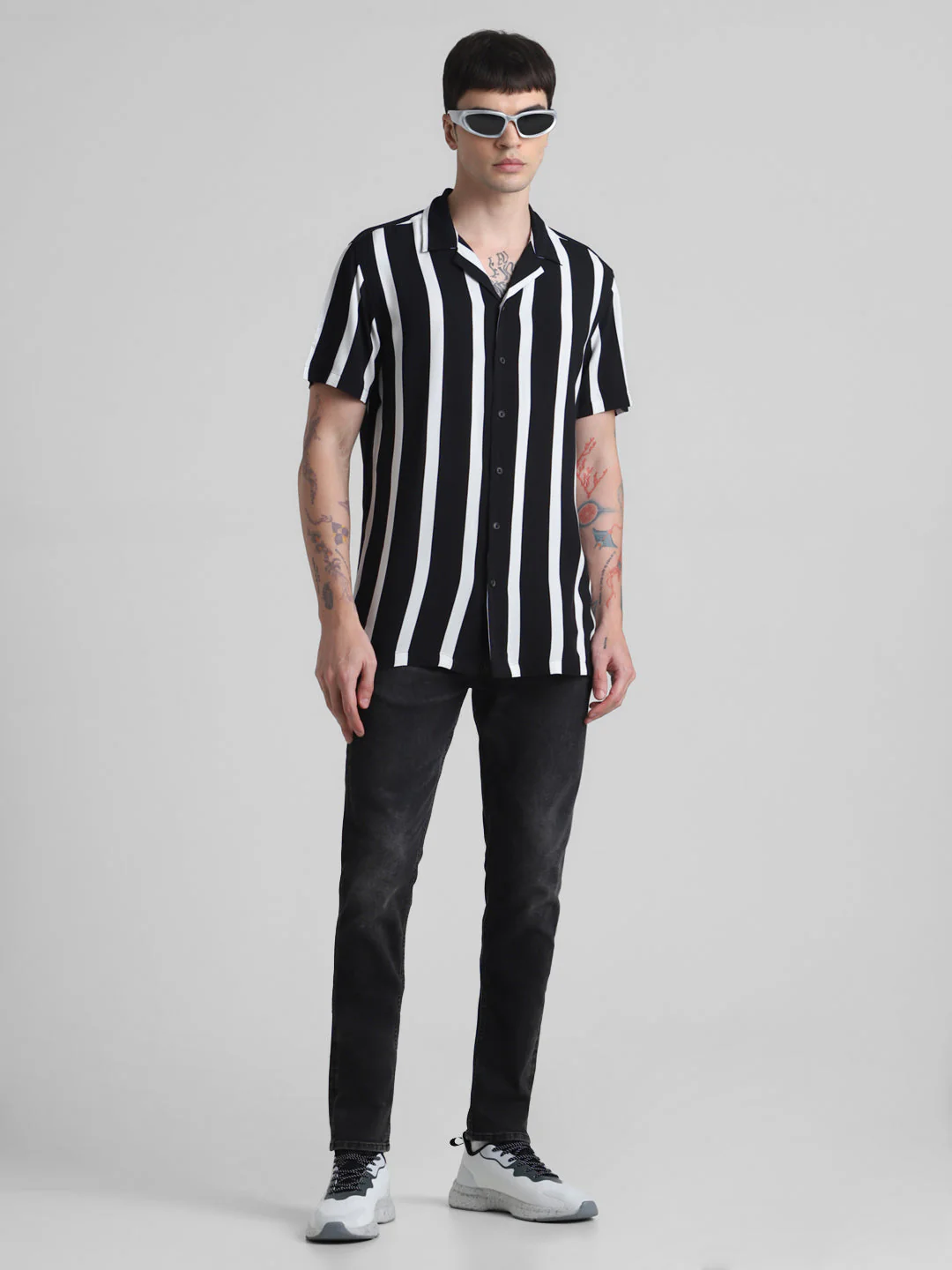 Black 5 Pocket Glenn Slim Fit Jeans - Image 5