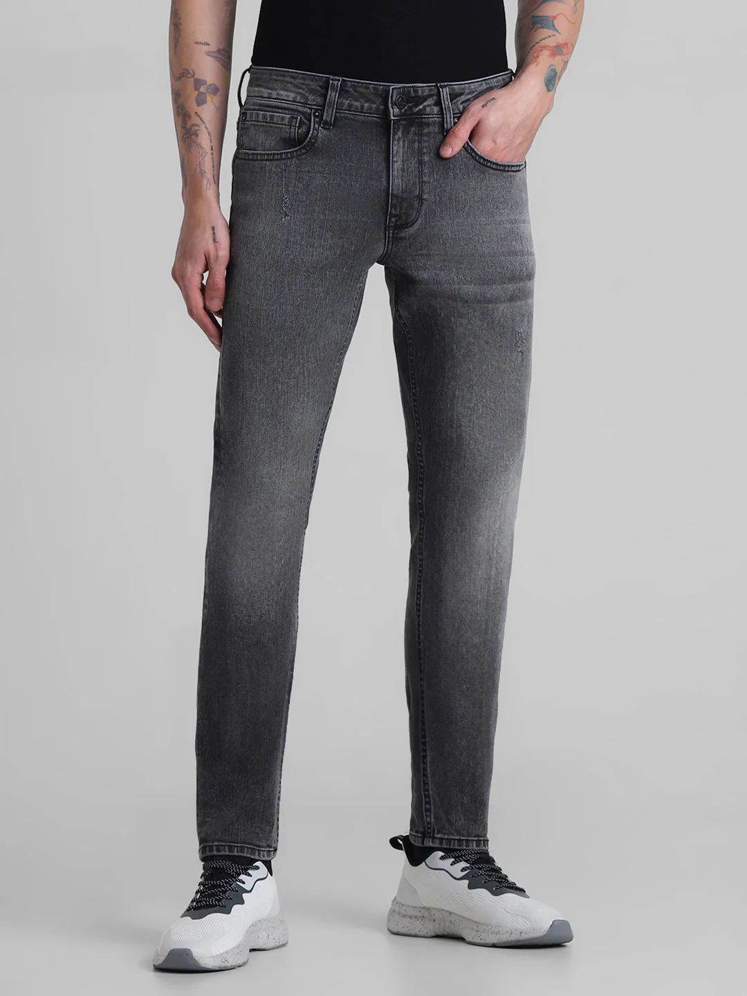 5 Pocket Faded Glenn Slim Fit Jeans