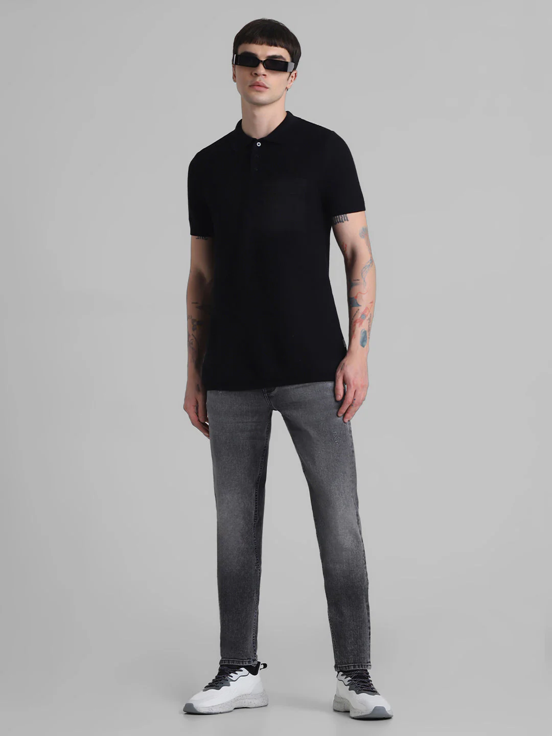 5 Pocket Faded Glenn Slim Fit Jeans - Image 5