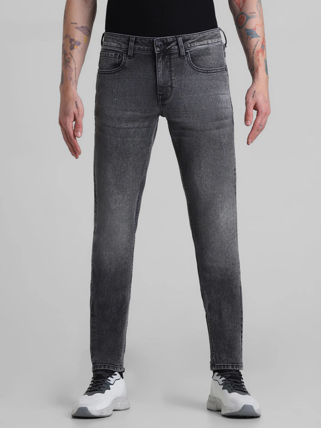 5 Pocket Faded Glenn Slim Fit Jeans - Image 7