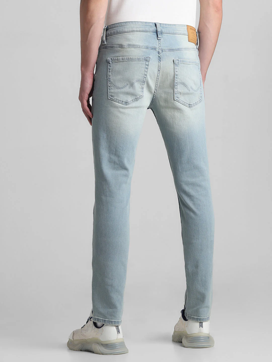 Light Blue Washed Ben Skinny Jeans - Image 3
