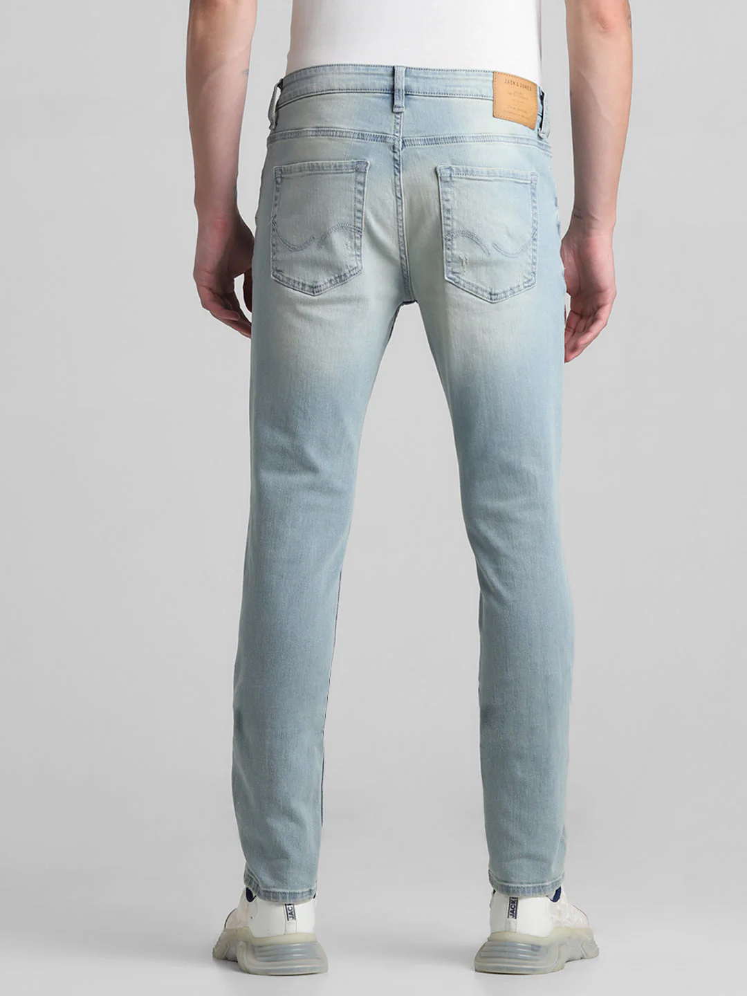 Light Blue Washed Ben Skinny Jeans - Image 9