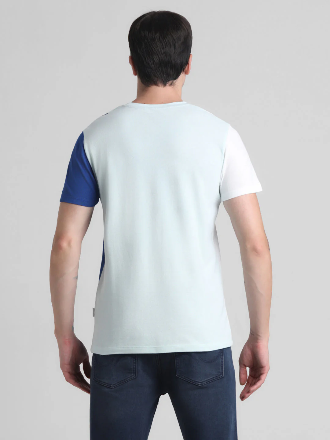 Logo Print Colourblocked T-shirt - Image 9