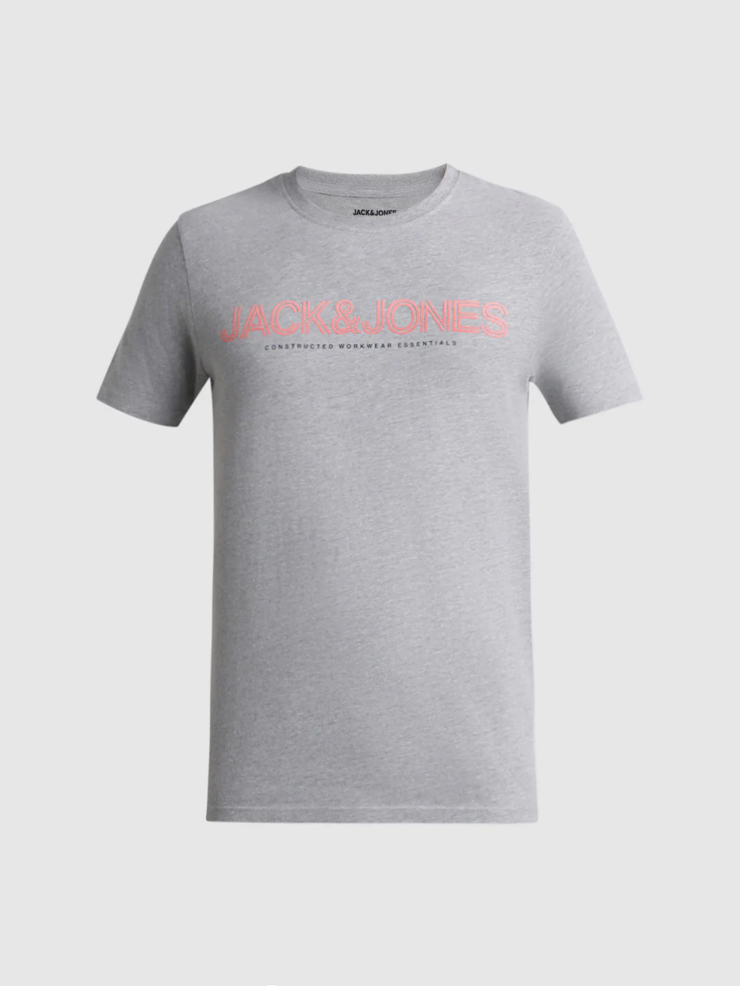 Grey Logo Print T-shirt - Image 7