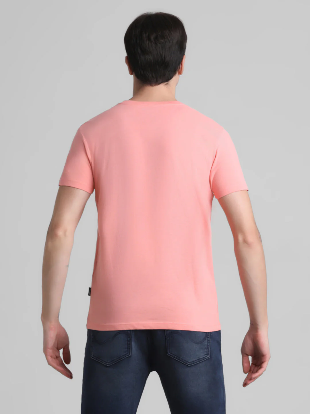 Pink Graphic Print Cotton T-shirt - Image 9