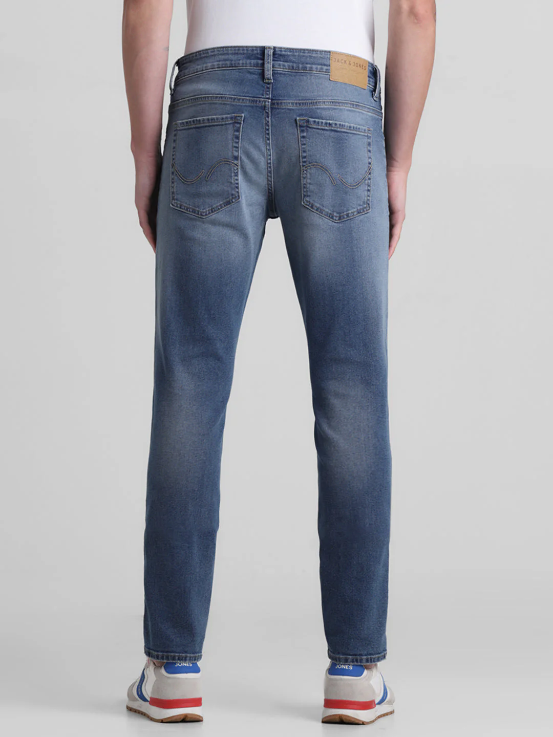 Light Blue 5 Pocket Glenn Slim Jeans - Image 3
