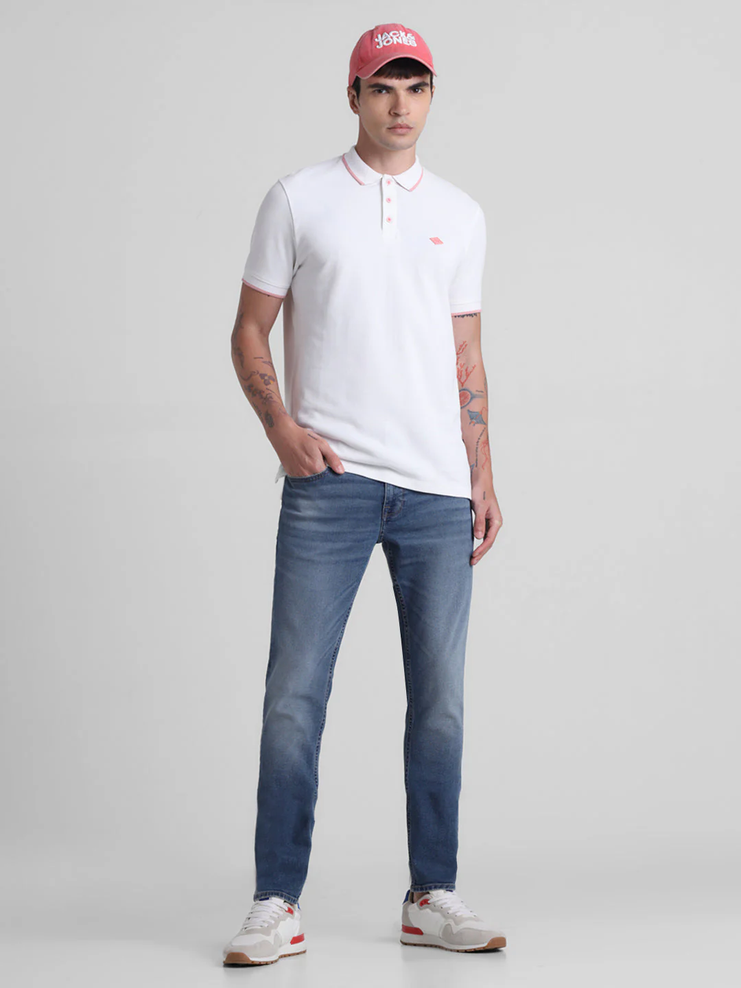 Light Blue 5 Pocket Glenn Slim Jeans - Image 5