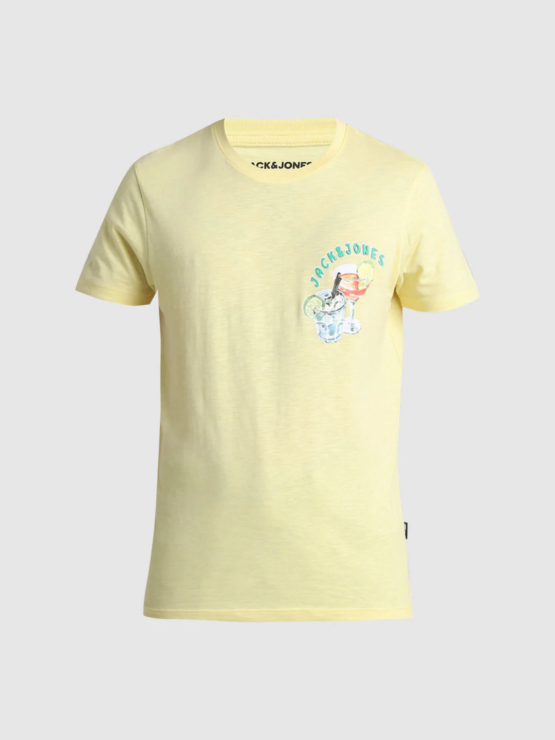 Yellow Printed Cotton T-shirt - Image 8