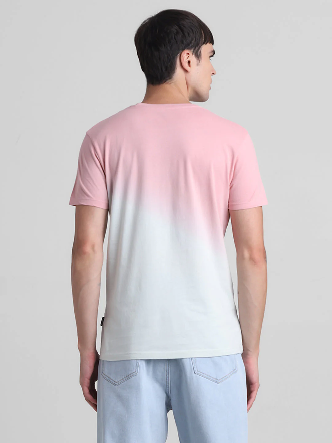 Ombré Colourblocked Cotton T-shirt - Image 4