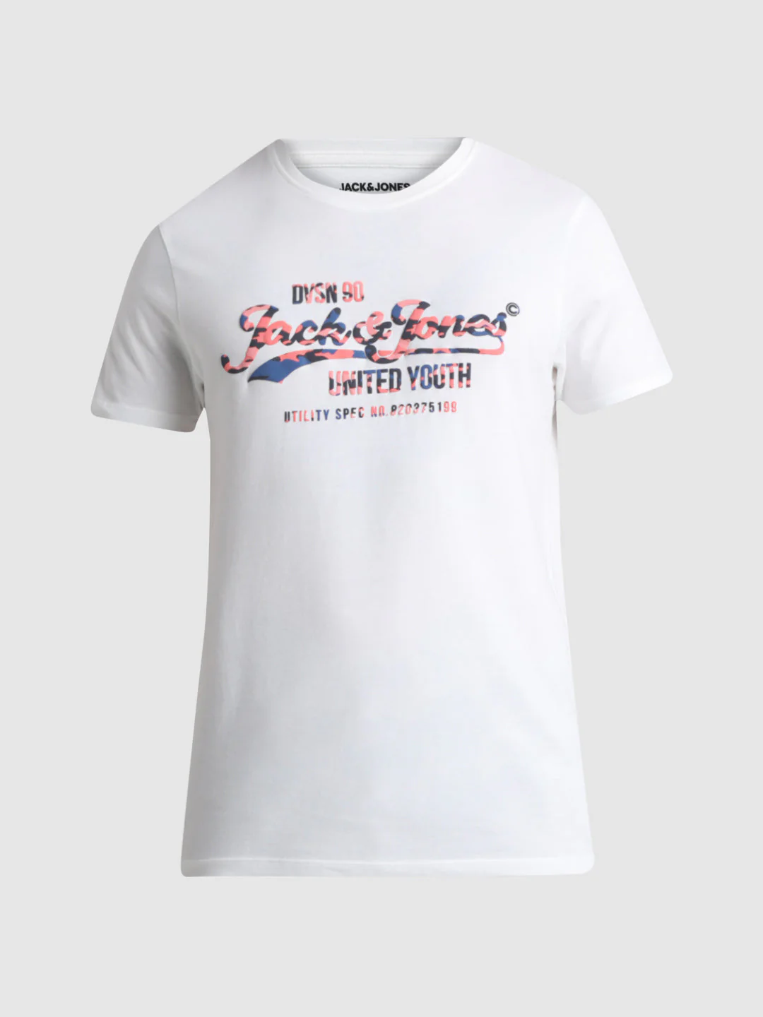 White Printed Cotton T-shirt - Image 7