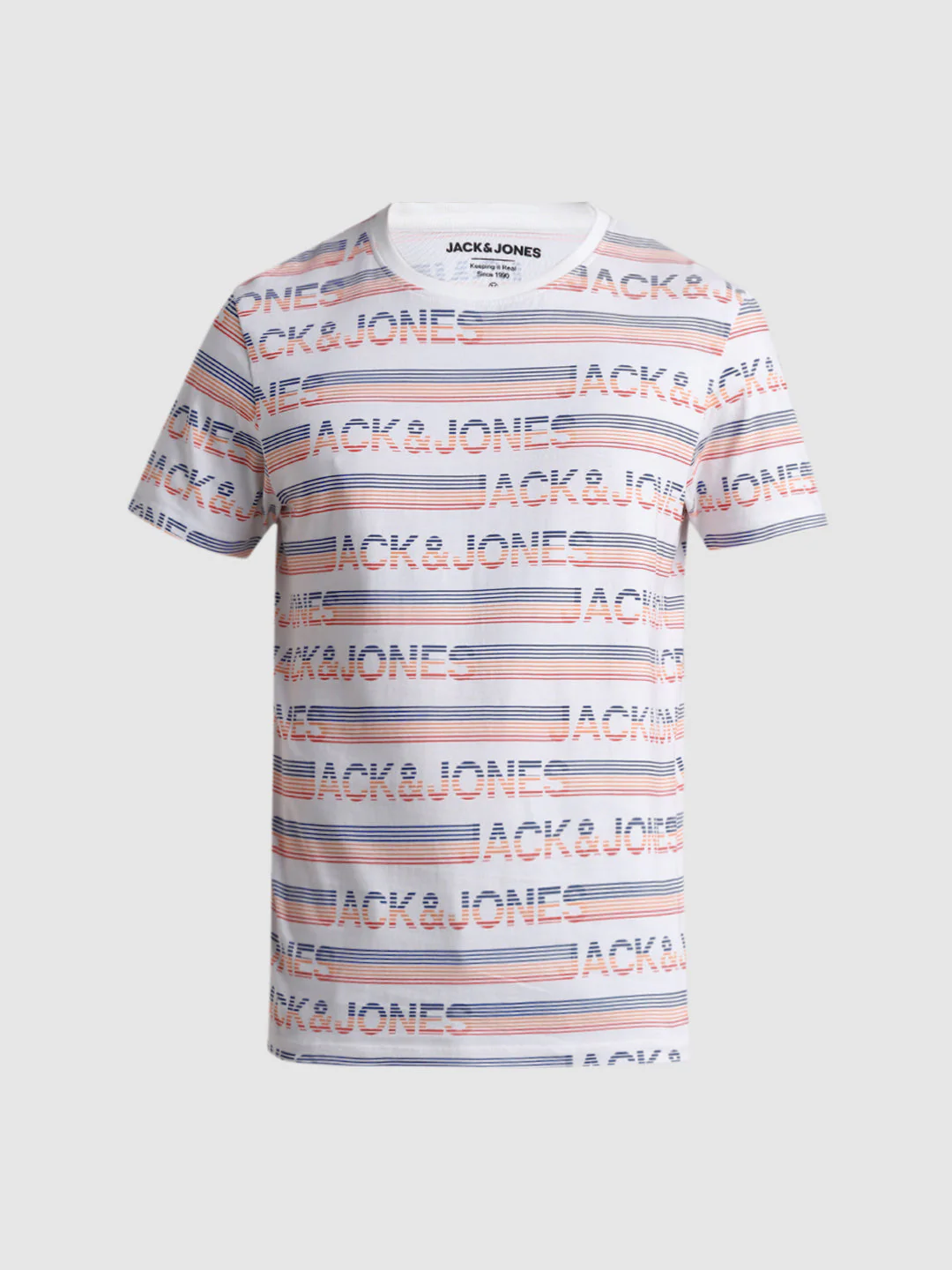 White Logo Print T-shirt - Image 7