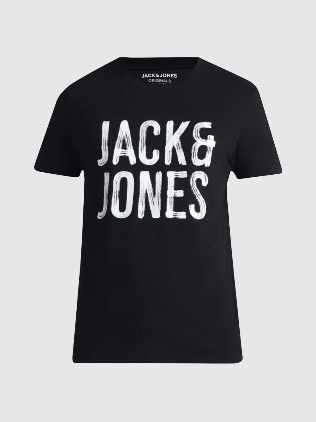 Black Large Logo Print T-shirt - Image 7