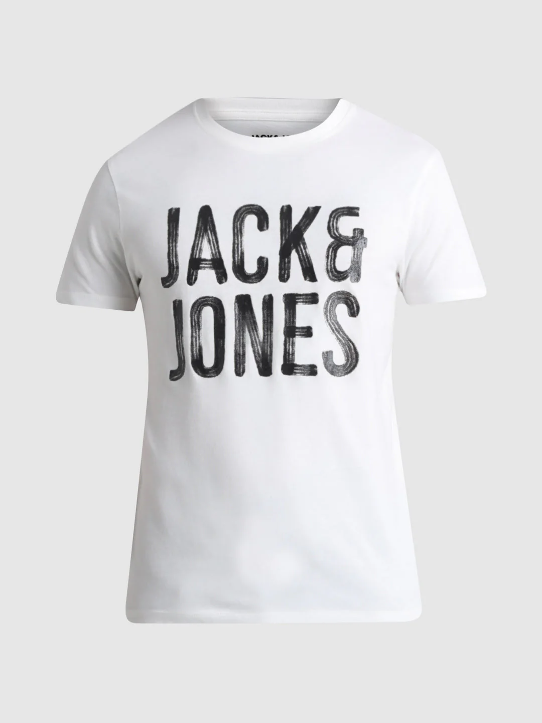 White Large Logo Print T-shirt - Image 7