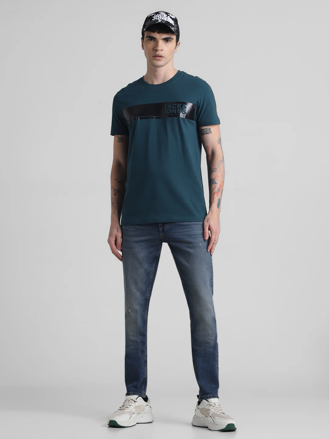 Mildly Distressed Glenn Slim Fit Jeans - Image 5